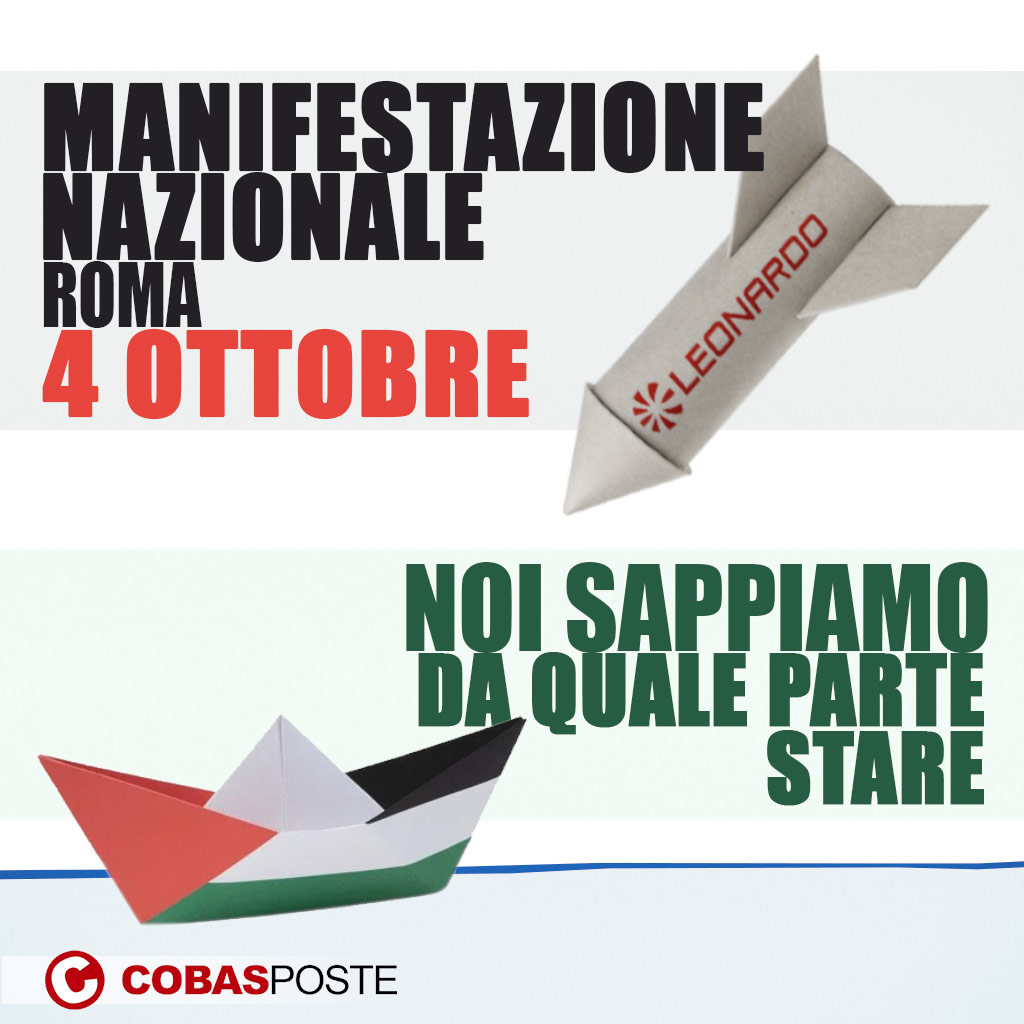 4 ottobre mobilitazione nazionale